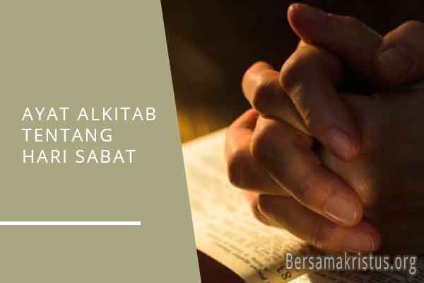 ayat alkitab tentang hari sabat
