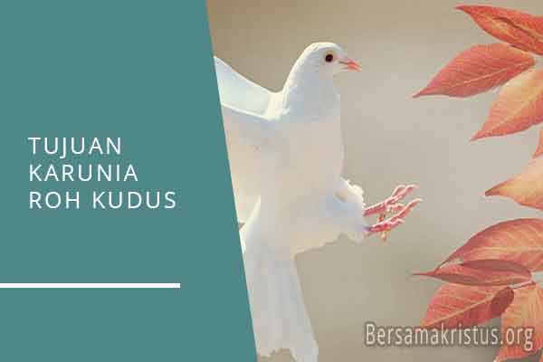 tujuan karunia roh kudus